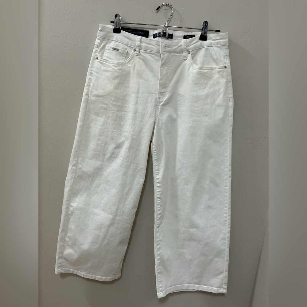 NWT FDJ white jeans size Olivia size 12